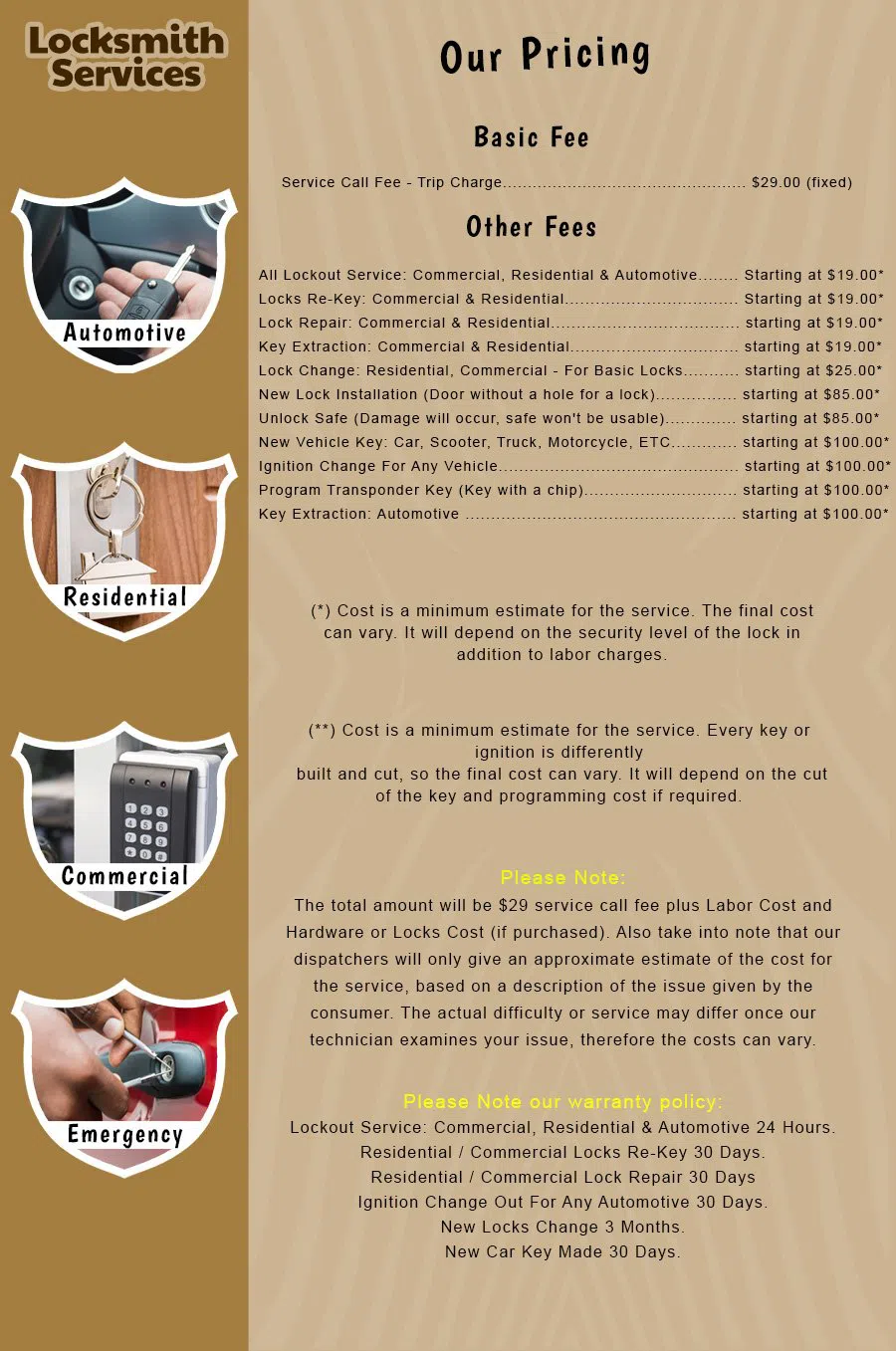 Holly Hill FL Lock Key Store Holly Hill, FL 386-401-0258